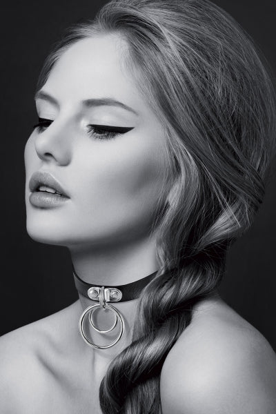 Collier Fetish avec double anneau - Bijoux pour Toi