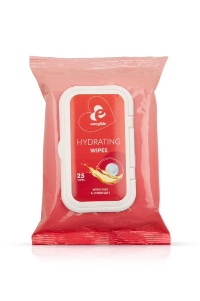 25 lingettes hydratantes avec lubrifiant et huiles - EasyGlide