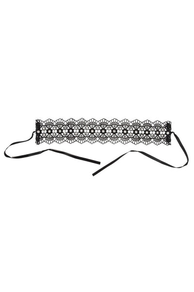 Collier brodé avec strass - Cotelli Accessoires