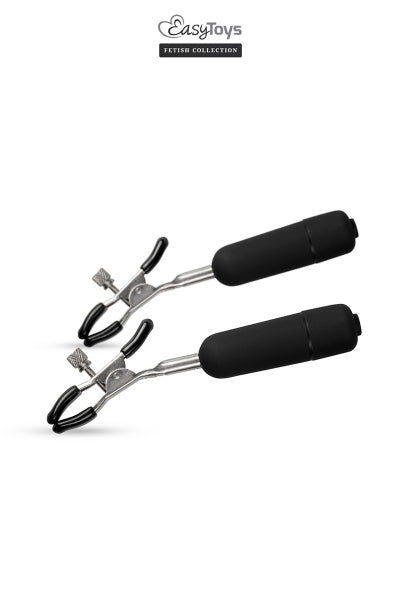 Pinces à tétons vibrantes - Easytoys Fetish Collection