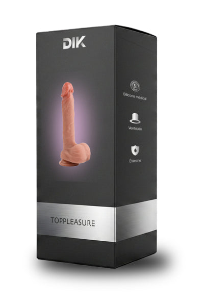 Gode réaliste Top Pleasure 21 x 3,7 cm - DIK