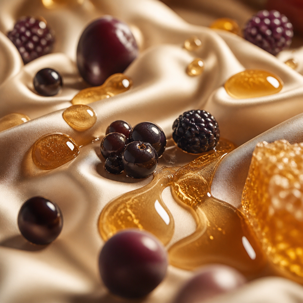 Gouttes de miel doré et fruits rouges frais, guide gourmand du lubrifiant comestible aromatisé - Everymiss