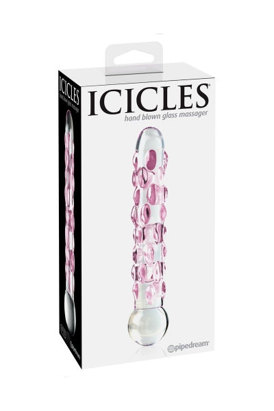 Gode en verre Icicles n°07 soufflé à la main, guide 2026 Everymiss