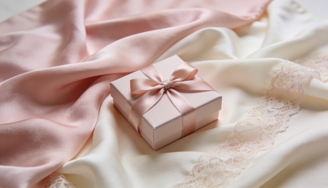 Culotte vibrante télécommandée discrète posée sur du satin, ambiance boudoir élégante