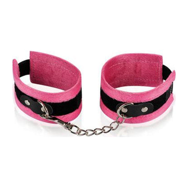 Menottes de poignets rose et noir