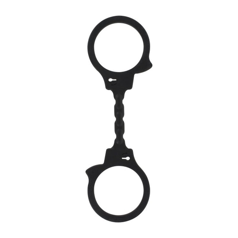 Menottes silicone stretchy - noir