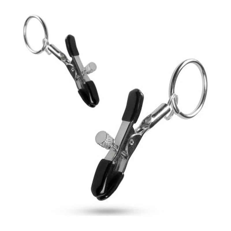 Pinces à tétons avec anneau - Easytoys Fetish Collection