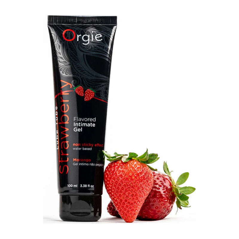 Lubrifiant eau Lube Tube fraise 100ml — vue 2