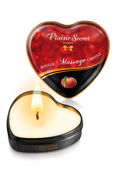 Mini bougie de massage Pêche de vigne