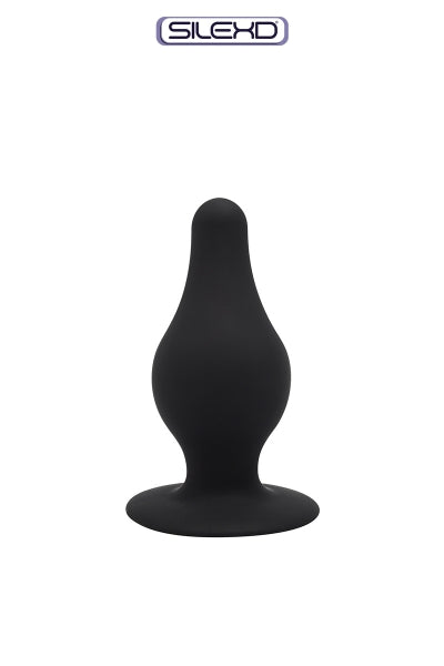 Plug anal The Original Model 2 noir 6,4 cm - SilexD