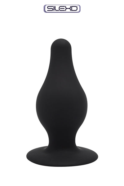 Plug anal The Original Model 2 noir 9,3 cm - SilexD