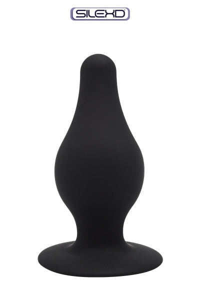 Plug anal The Original Model 2 noir 10,2 cm - SilexD