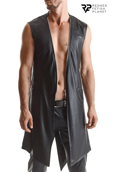 Mouwloos vest wetlook Marco - Regnes