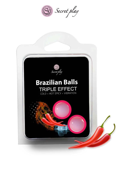 2 Brazilian Balls triple effect - Secret Play