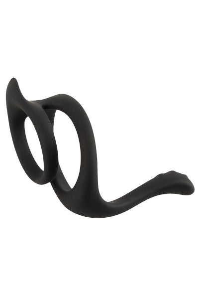 Cock & Ball Ring met perineumspreider liquid silicone - Erecto