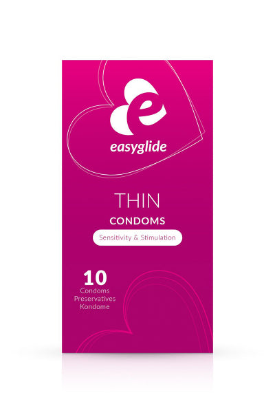 10 extra dunne condooms - EasyGlide