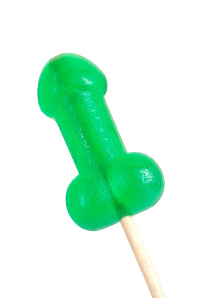 Sucette pénis à la menthe avec effet rafraichissant