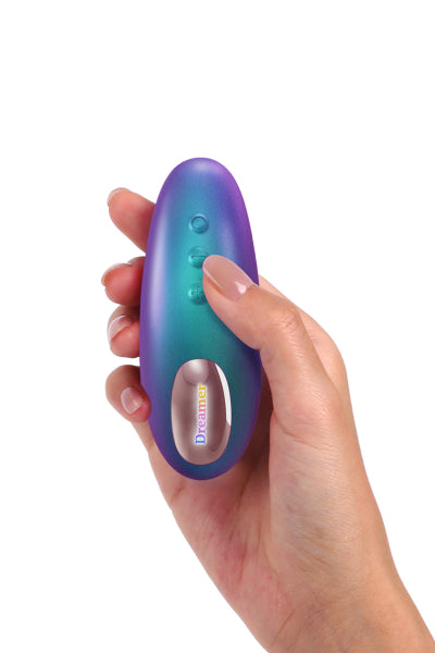 Masseur clitoridien télécommandé Dreamer Iridescent Turquoise - Love to Love