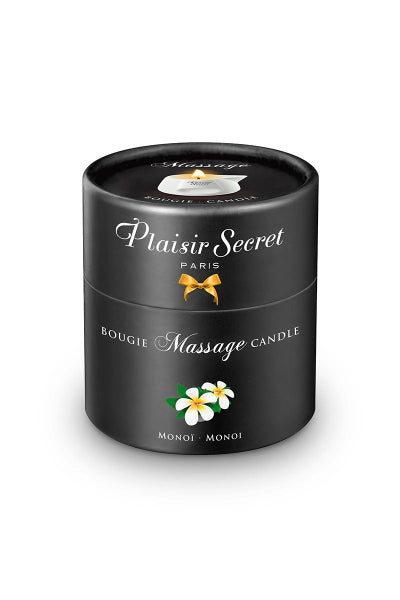 Bougie de massage gourmande Monoi - Plaisir secret