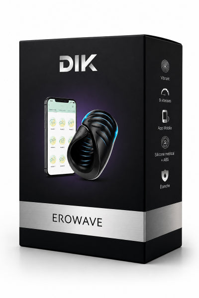 Masturbateur masculin connecté Erowave - DIK