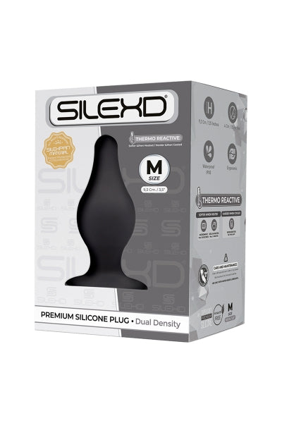 Plug anal The Original Model 2 noir 9,3 cm - SilexD