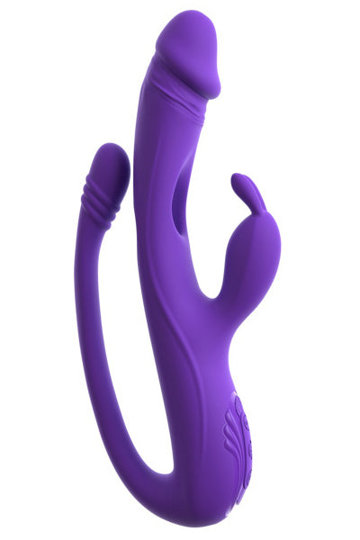 Vibro Rabbit avec tickler flexible - Sweet Smile