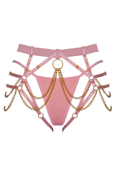 String harnais rose - Bad Kitty
