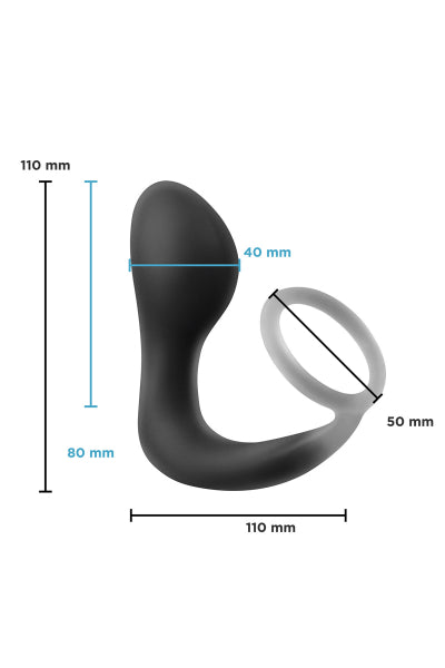 Plug prostatique avec cockring Renegade Slingshot