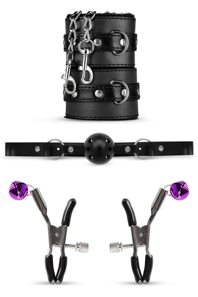 Coffret BDSM  Black Fantasy 10 accessoires - Bedroom Fantasies