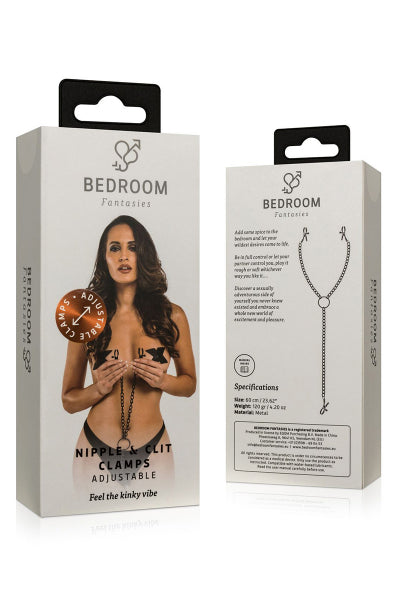 Pinces pour tétons et clitoris - Bedroom Fantasies