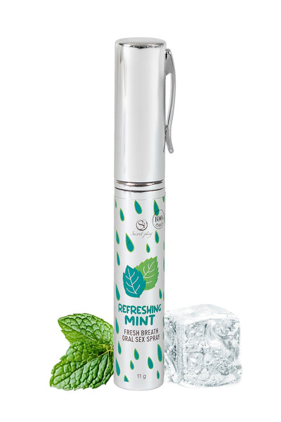 Spray sexe oral et haleine fraiche à la menthe