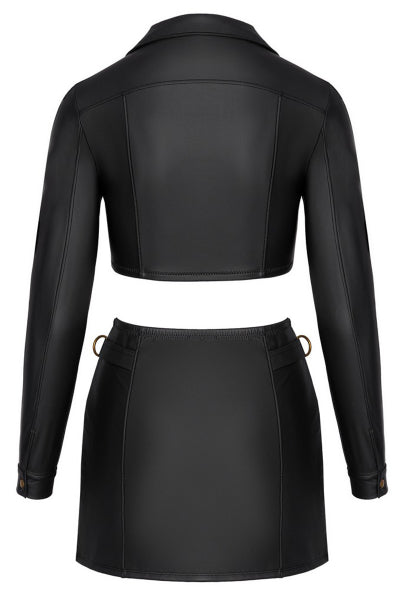Ensemble top et jupe courte noir - Cottelli PARTY