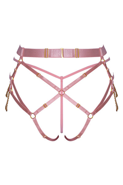 String harnais rose - Bad Kitty