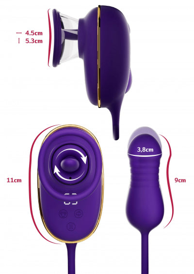 Stimulateur clitoridien et anal - She.E.O