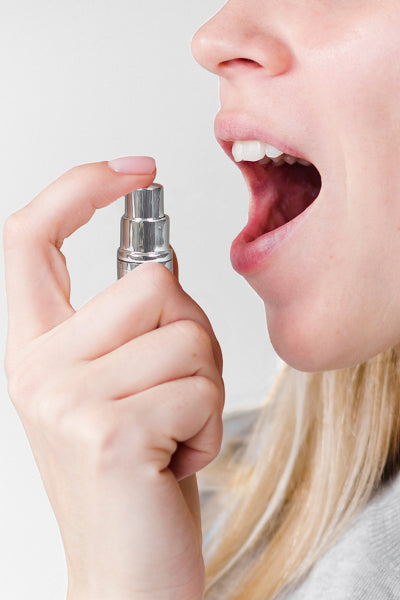 Spray sexe oral et haleine fraiche à la menthe