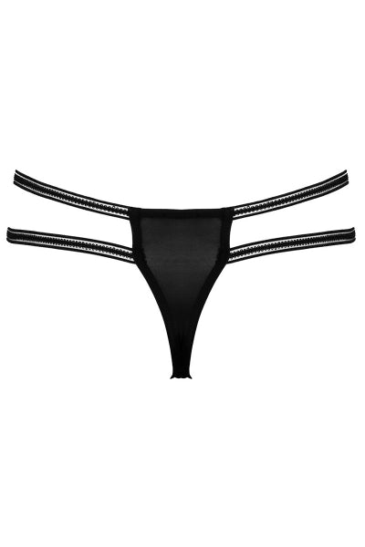 String ouvert Rio noir en dentelle - Cottelli LINGERIE