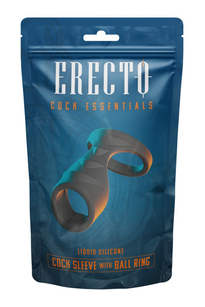 Gaine de Pénis et Ball Ring liquid silicone - Erecto