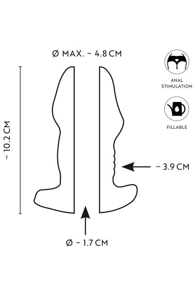 Plug anal ouvert 10,2 x 4,8 cm - Anos