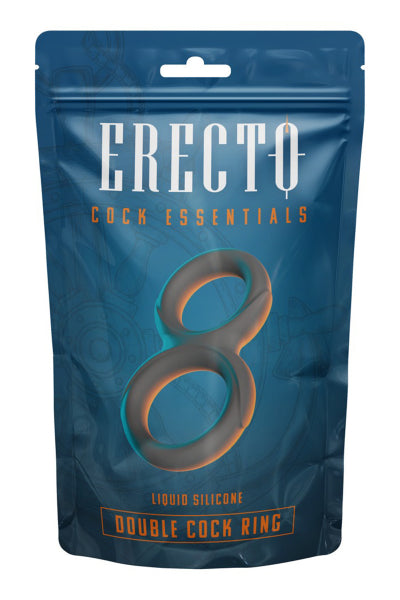 Double Cock Ring liquid silicone - Erecto