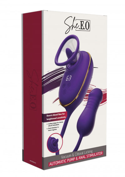 Stimulateur clitoridien et anal - She.E.O