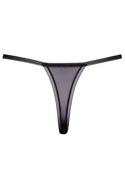 String ouvert Fleur brodée - Cottelli LINGERIE